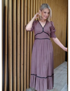 VESTIDO MARRÓN