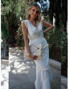 VESTIDO  BEIG