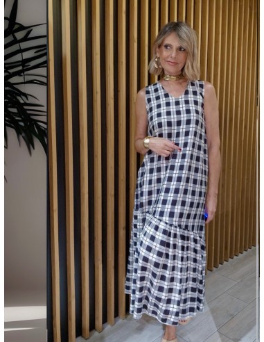 VESTIDO CUADROS