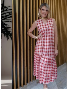 VESTIDO CUADROS